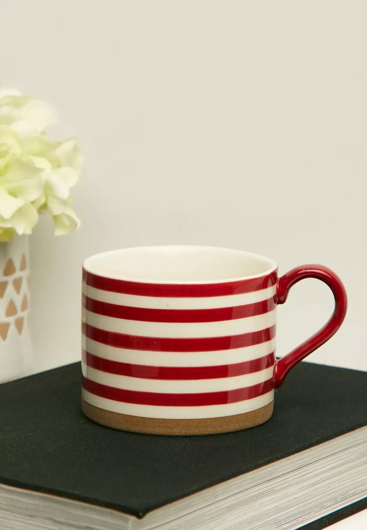 Red Stripe Printed Mug